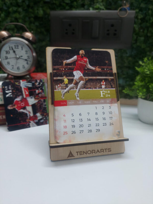 Arsenal Desk Calendar Tenorarts