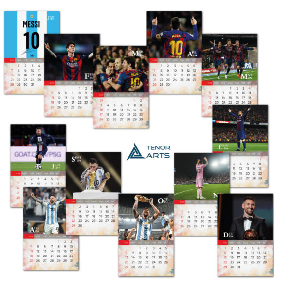 Lionel Messi Desk Calendar - Image 4