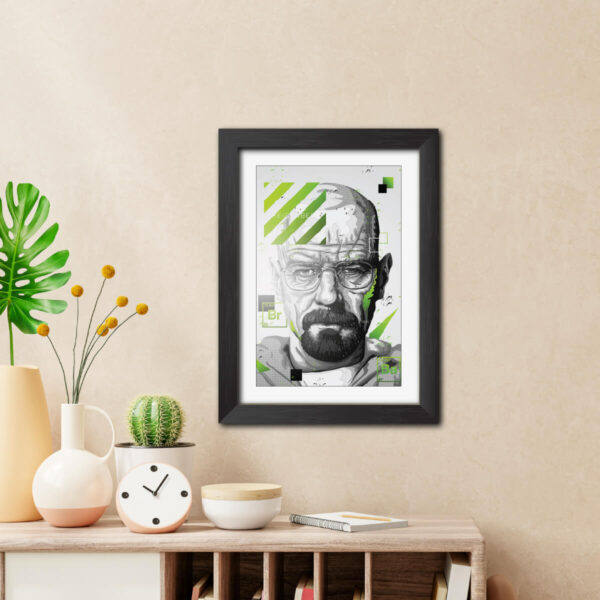 Walter White Breaking Bad Poster Framed Painting - Image 3