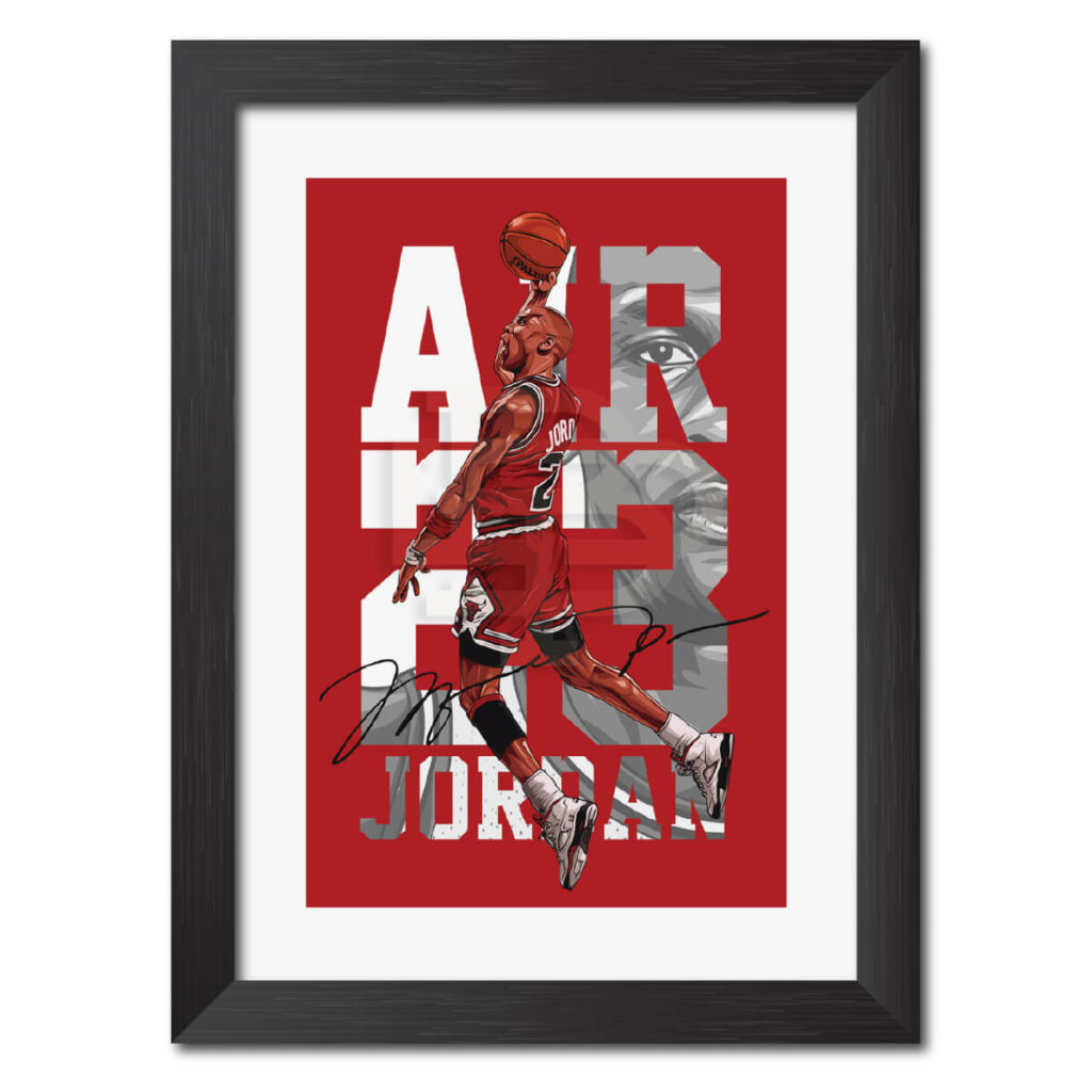 Michael Jordan NBA Poster Frame Painting