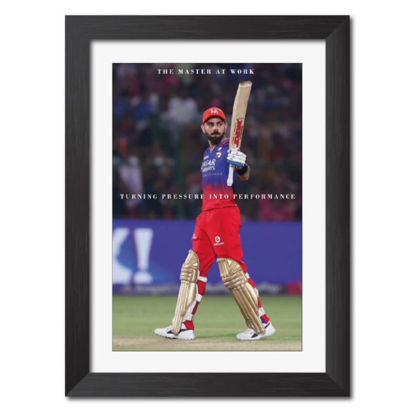 Virat Kohli RCB Poster Framed Painting