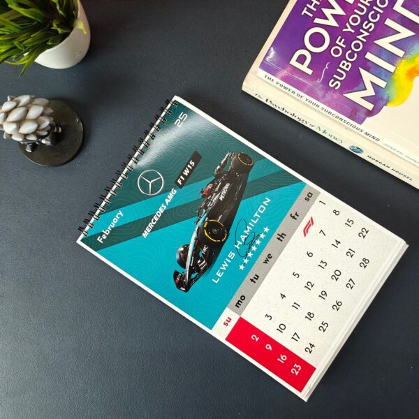 F1 Desk Calendar 2025 (6 x 9 inches) - Image 3