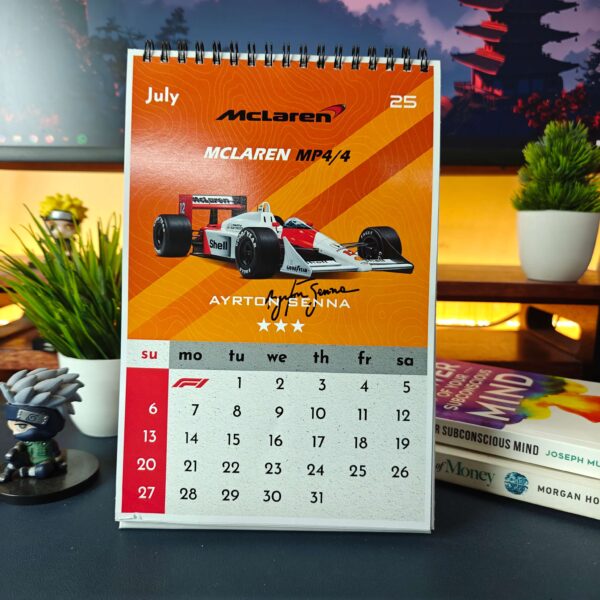 F1 Desk Calendar 2025 (6 x 9 inches) - Image 4