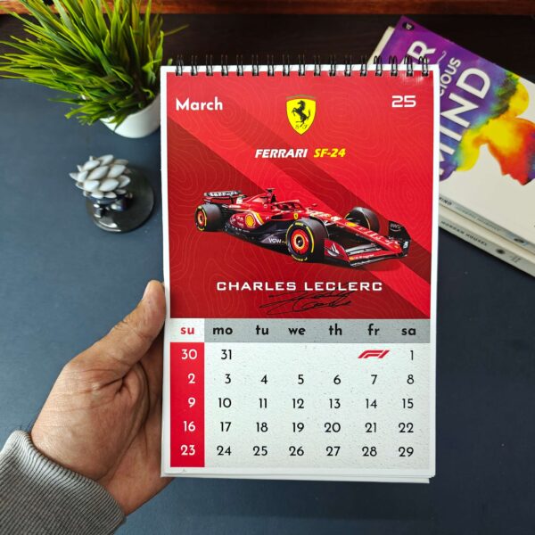 F1 Desk Calendar 2025 (6 x 9 inches) - Image 5