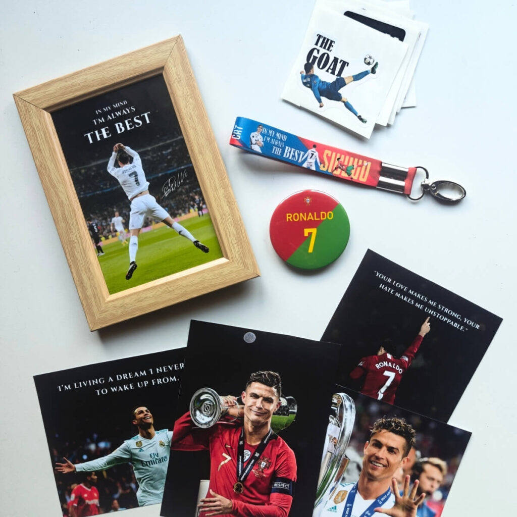 Cristiano Ronaldo Gift Box Merchandise for Fans